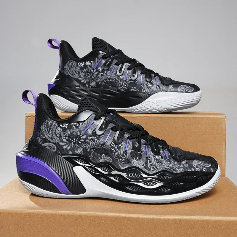 Men's Basketball Shoes Breathable Cushioning Non-slip Wearable Runing