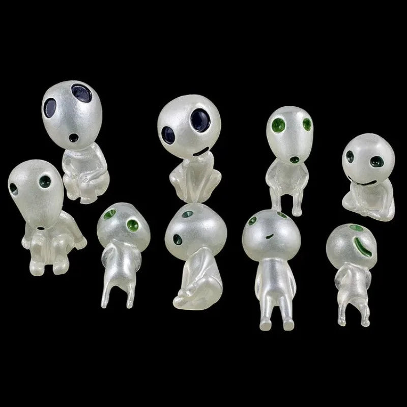 10 Miniature Luminous Landscape Decorations Princess Shape Home Decor