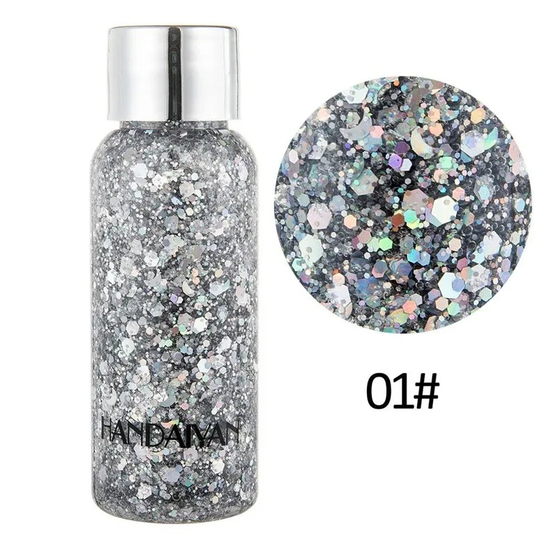 Eye Glitter Body Face Gel Art Waterproof Gloss Shine Multifunctional