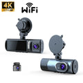 4K Ultra HD Dash Cam Starlight Night Vision WDR Dynamic Adjustment Zpaxo Style B