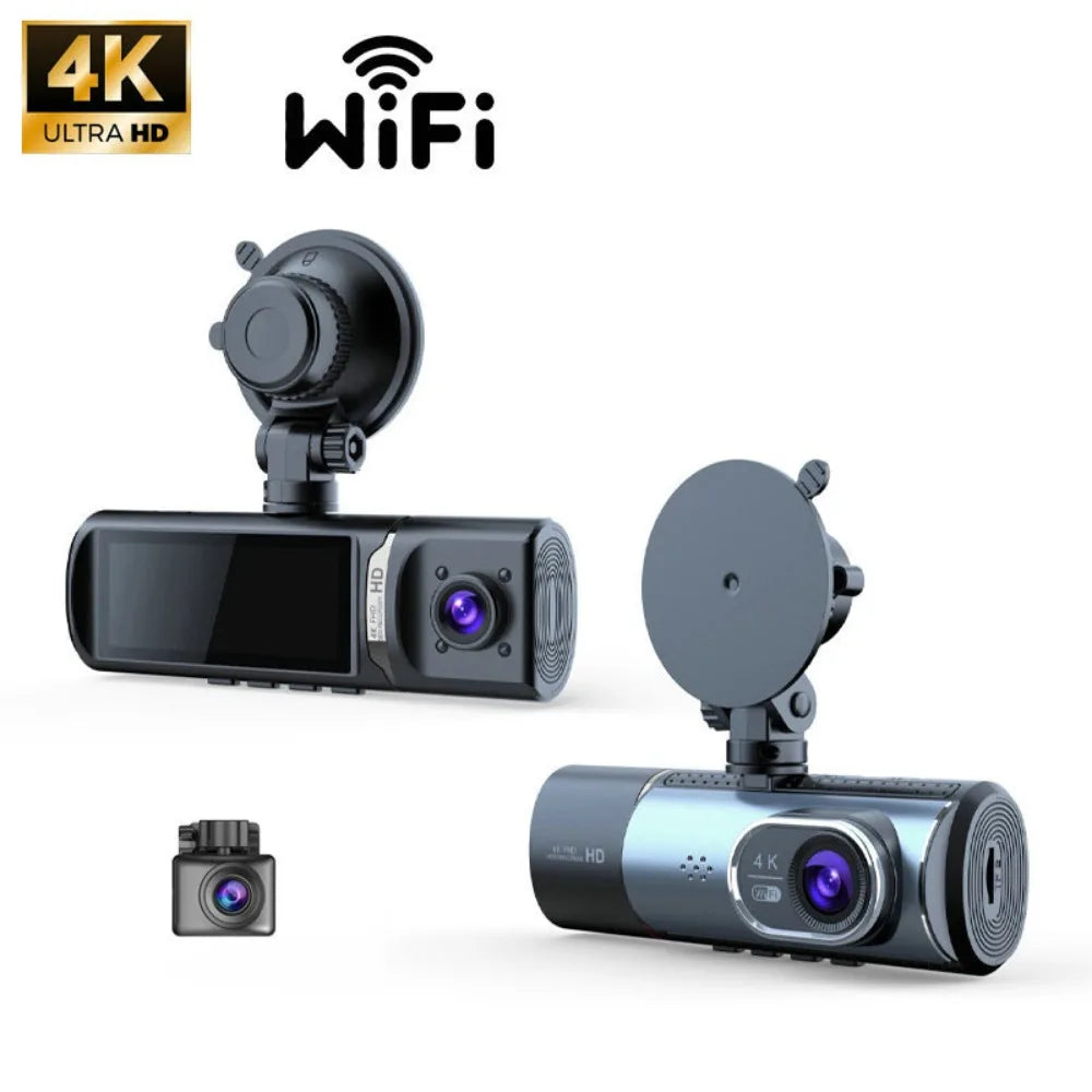 4K Ultra HD Dash Cam Starlight Night Vision WDR Dynamic Adjustment Zpaxo Style B