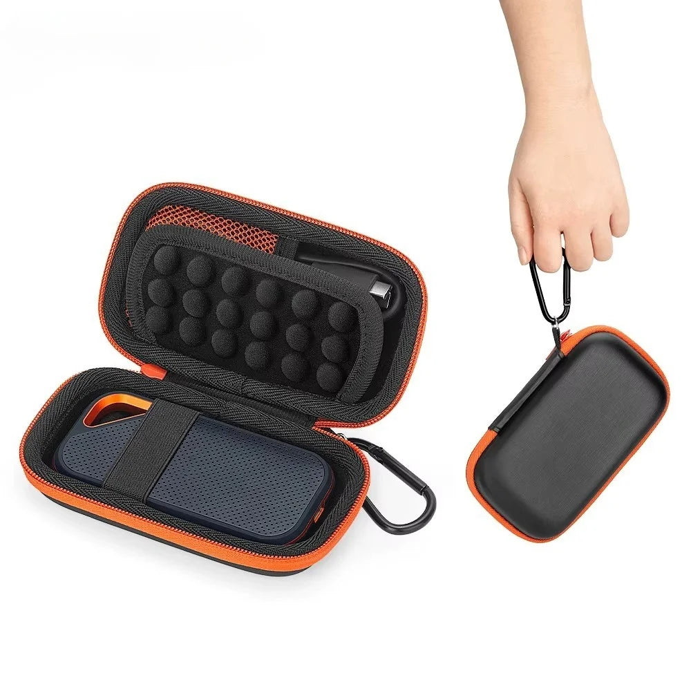 Hard Case for Universal MP3/MP4/SanDisk Extreme Pro/SanDisk Extreme Portable External SSD 1TB/2TB/4TB,Travel Cover Storage Bag Zpaxo