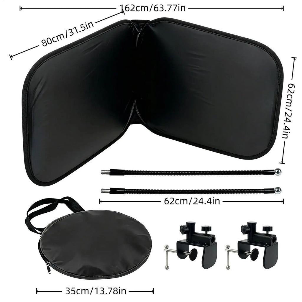 Desk Shade For Office Overhead Privacy Blocking Cover Office Glare Shade For Men Adults Coworkers Colleagues Teachers Employees Zpaxo