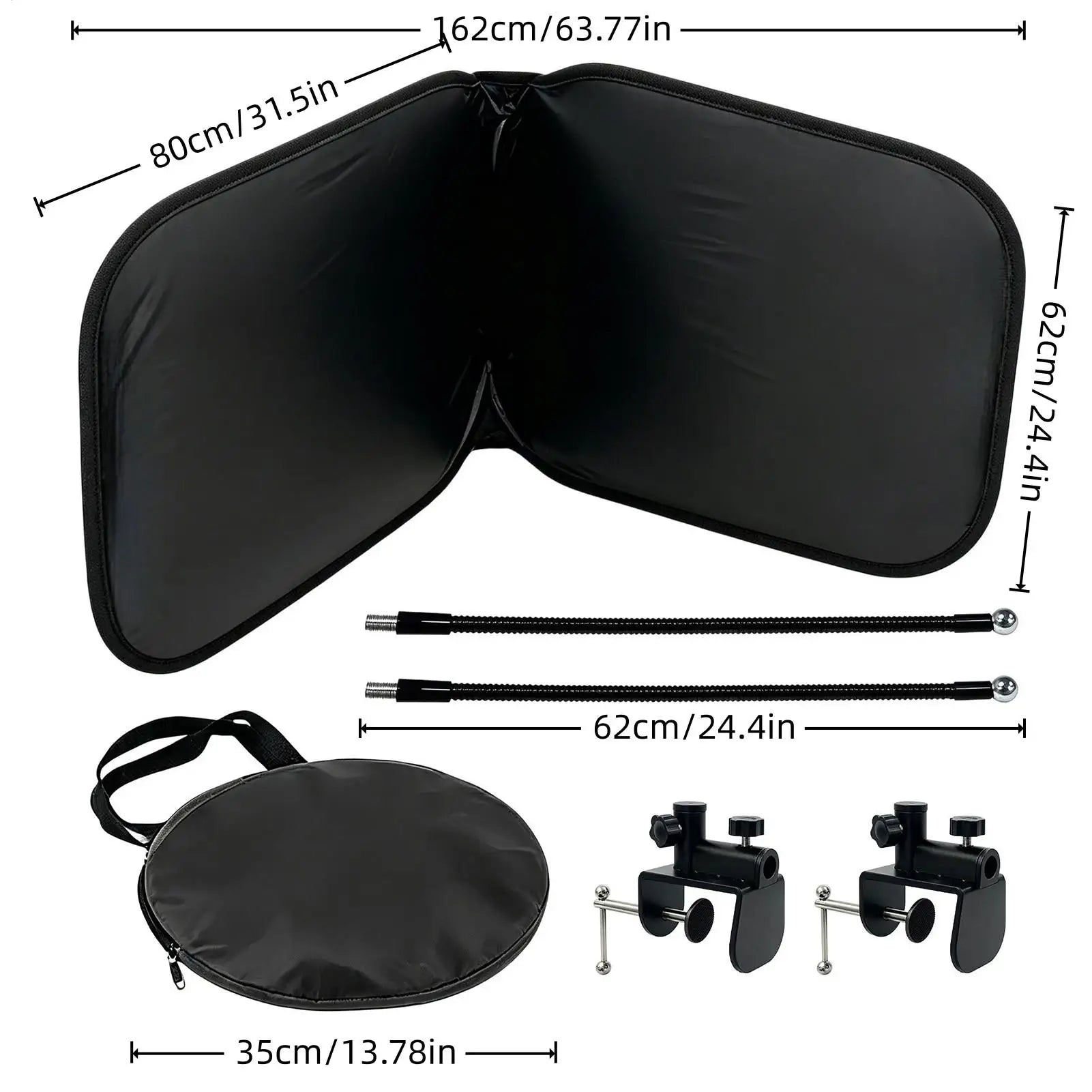 Desk Shade For Office Overhead Privacy Blocking Cover Office Glare Shade For Men Adults Coworkers Colleagues Teachers Employees Zpaxo