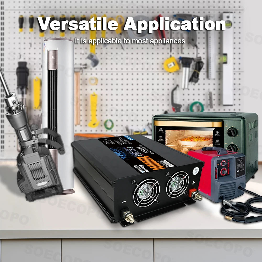 20000W Smart Inverter Dual Voltage Input Solar Current DC 12V 24V 48V