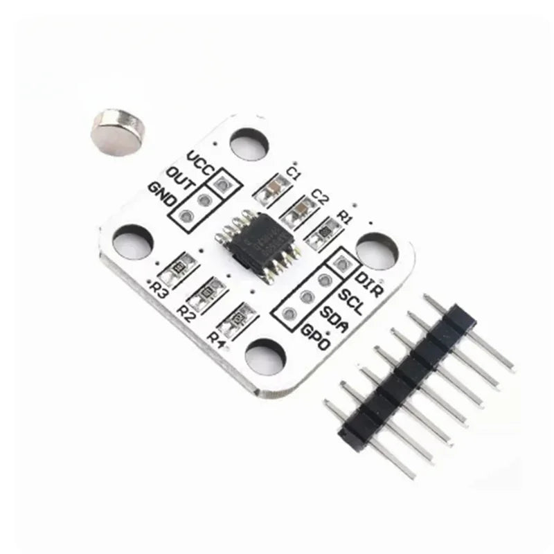 AS5600 Magnetic Encoder Induction Angle Measurement Sensor Module 12 Zpaxo