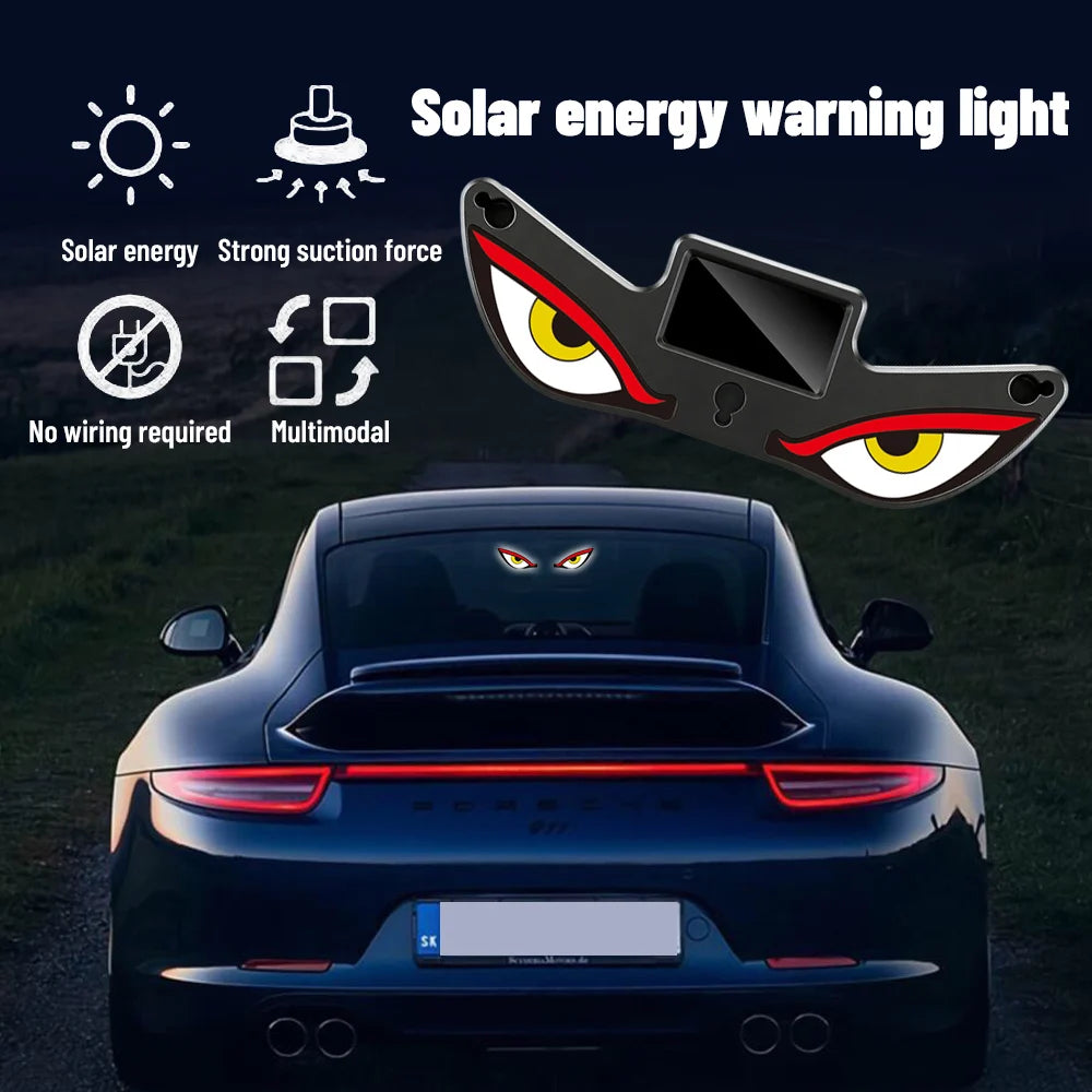 Blinking Animated Sun Magic Eye Car LED Light Dynamic Decorative Lamp