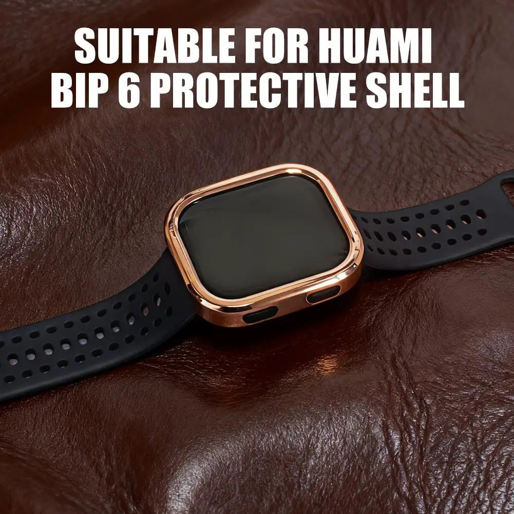 Amazfit Bip 6 Metal Bezel Case – Shockproof Bumper Cover Smartwatch Bezel Case Zpaxo