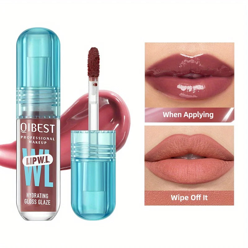 Moisturized Mirror Lip Glaze Long-lasting Color Rendering,not Easy To Fade Film-forming Water-light-sensitive Dudu Mirror Zpaxo
