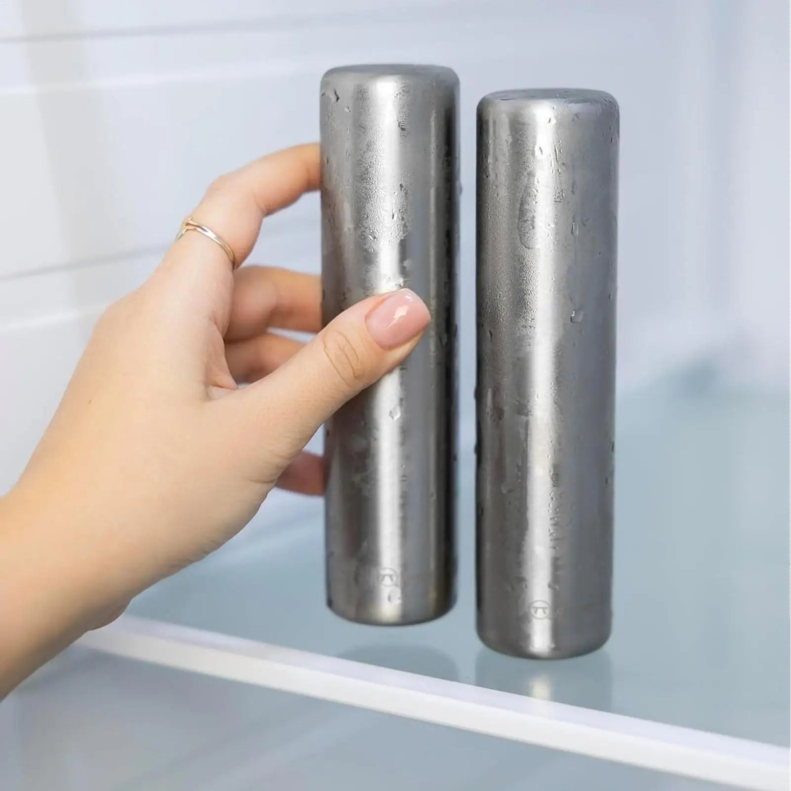 Metal Ice Cubes Reusable Cylinder Freezer Packs Portable Coolers