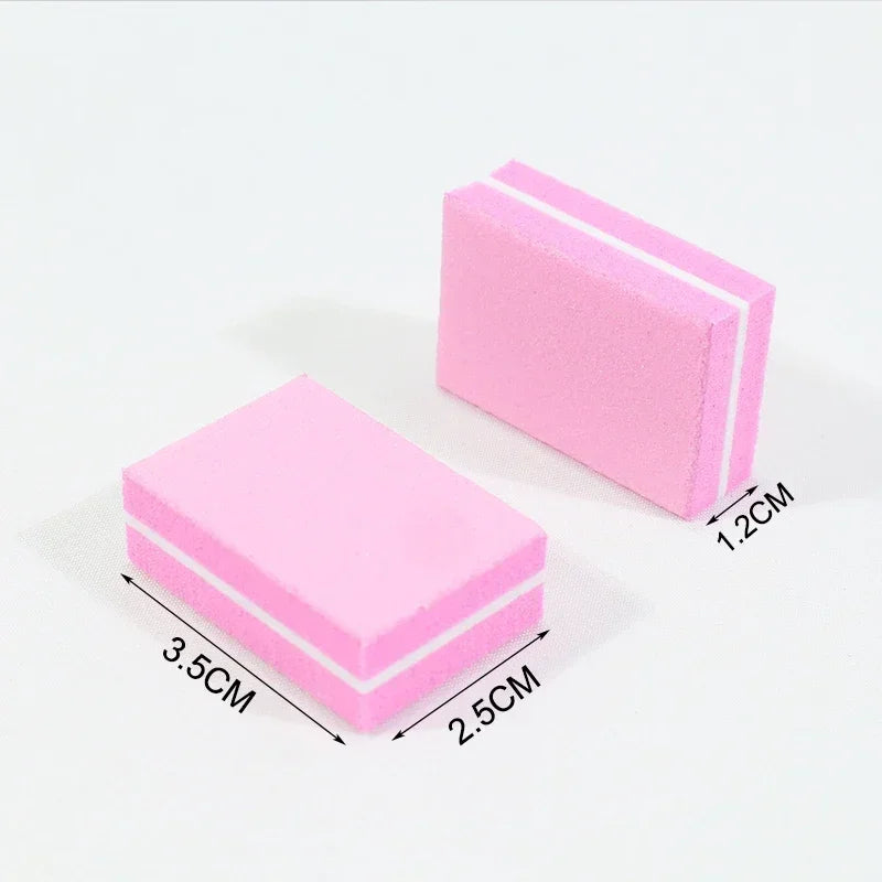 10-100psc Mini Buffing Sanding Files Block Pedicure Care Nail Art Buffer Polish Manicure Pedicure Nail File Tools Nail Charm new Zpaxo