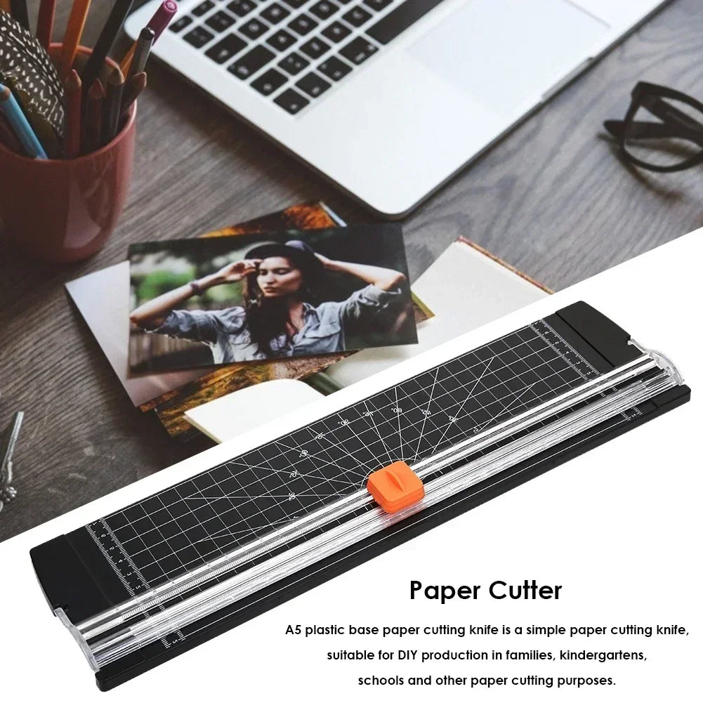 A4/A5 Mini Paper Cutter & Trimmer with Pull-Out Ruler