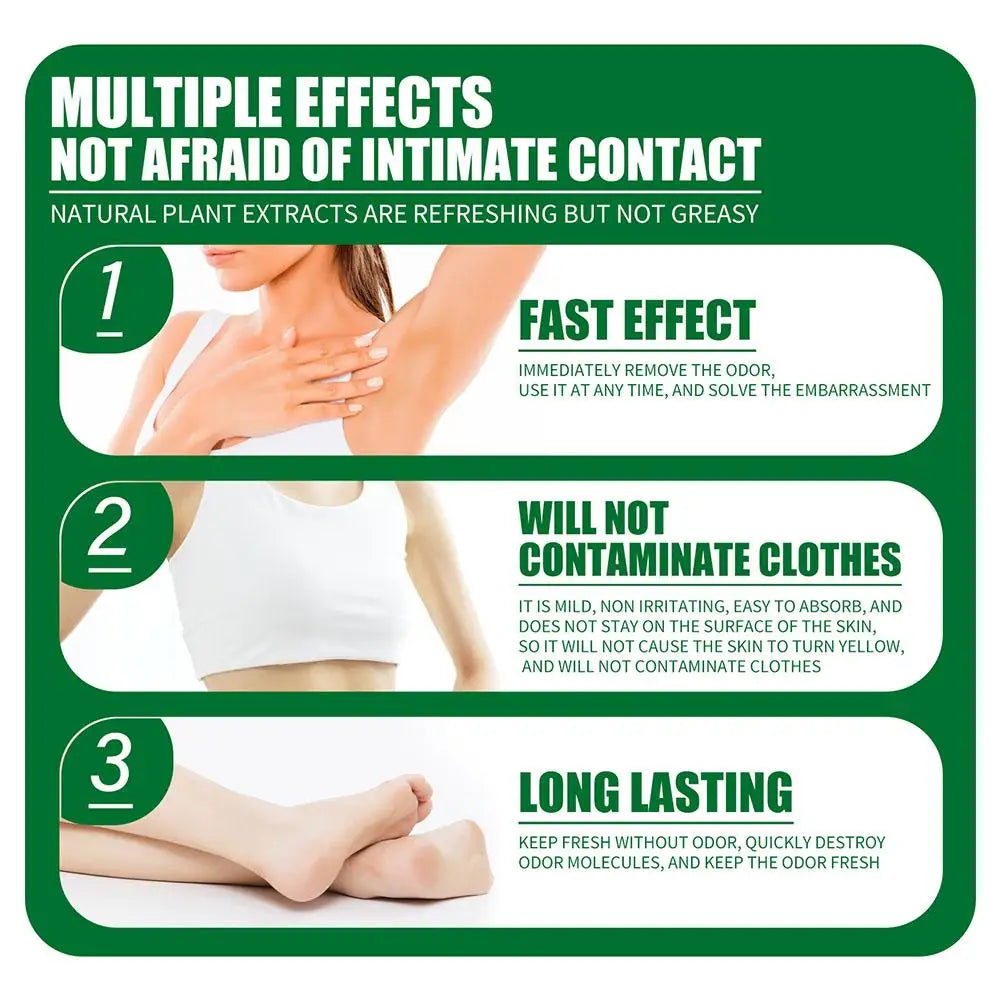 Natural Plant Extract Deodorant Spray – All-Day Odor Control Natural Deodorant Spray Zpaxo