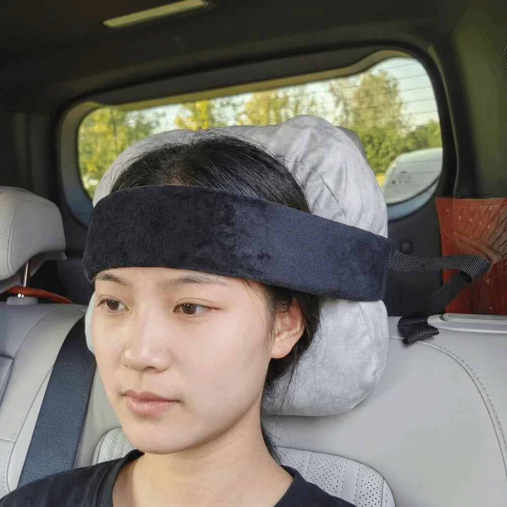 Adjustable Car Seat Head Support Safety Solid Protector Breathable Zpaxo