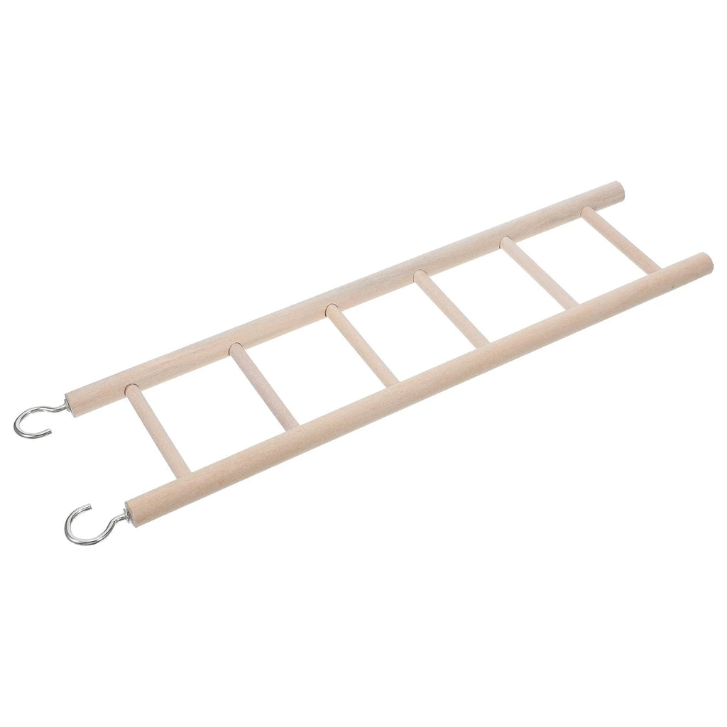 Cockatiel Parrot Ladder Wooden Swing Hanging Suspension Bridge