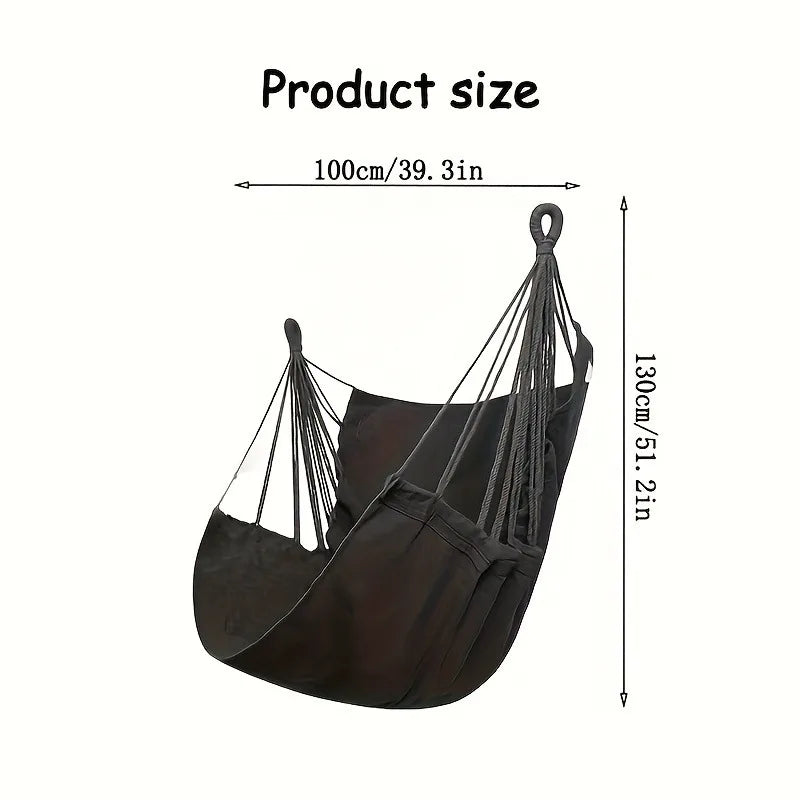 Leisure Fabric Hammock Chair Outdoor Swing Dormitory Anti Rollover