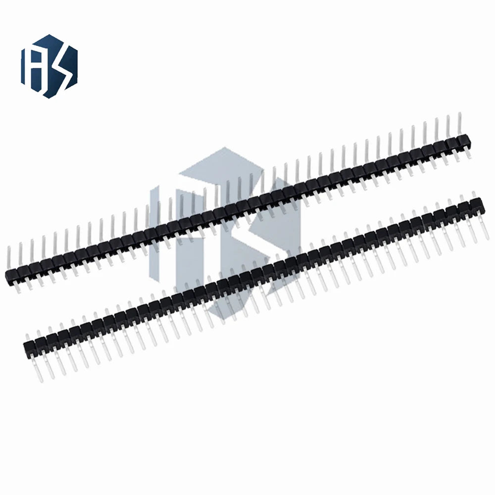 40 Pin 1x40 Single Row Male Breakable Header Right Angle Connector Zpaxo