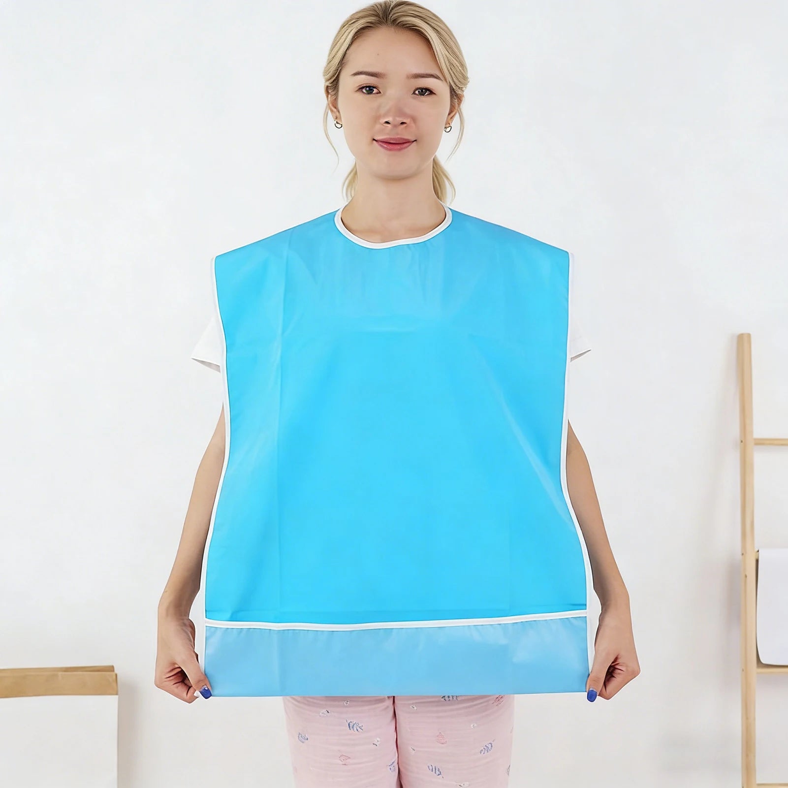 Bibs Adults Waterproof Clothing Protector Crumb Catcher Elderly