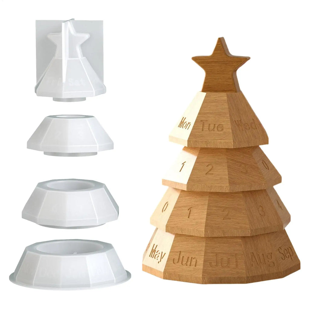 Christmas Silicone Mold Beginner-friendly Reusable Mould Stacking