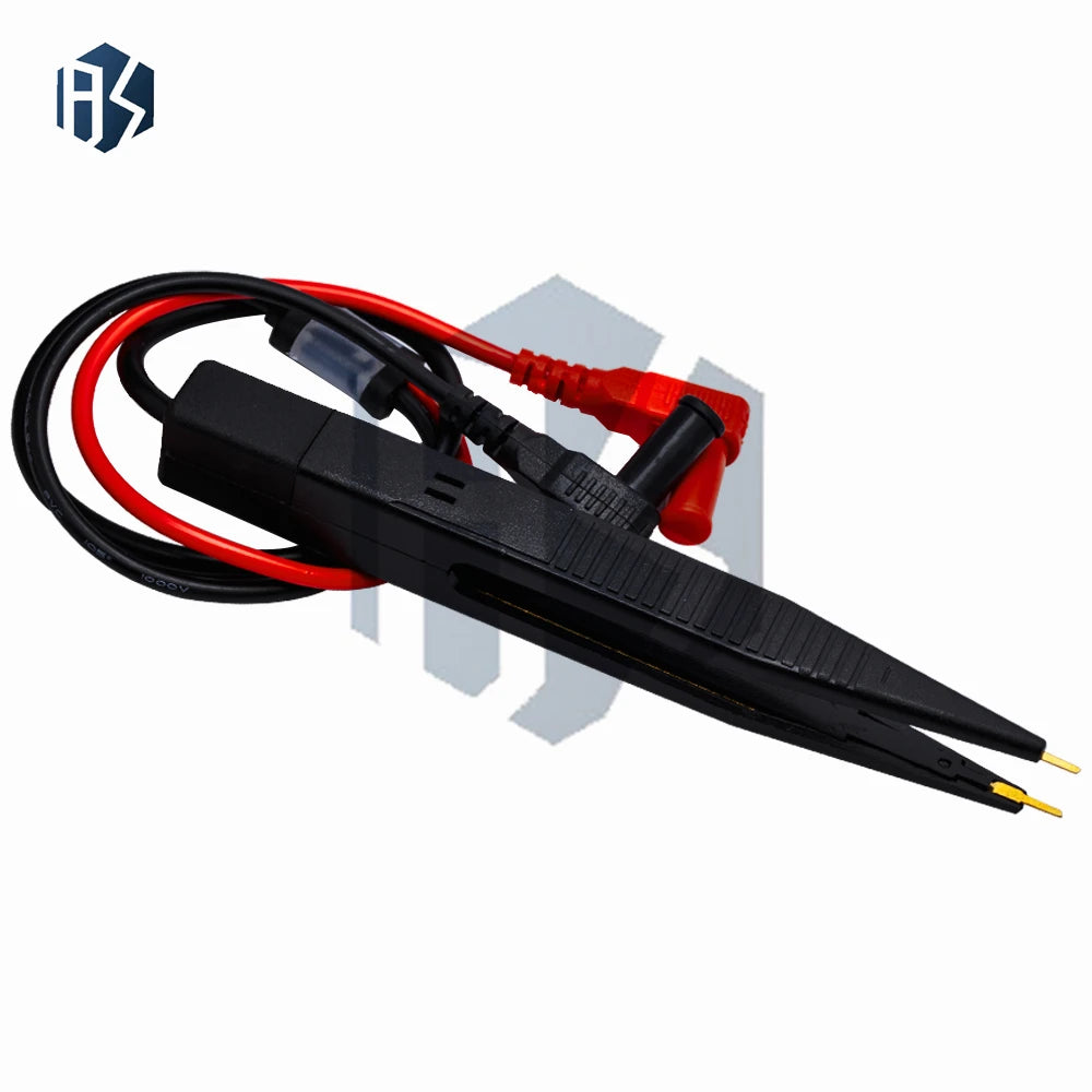 1PC SMD LCR Test Tweezers - Multimeter Probe for Patch Capacitor, Inductor & Component Holding Zpaxo
