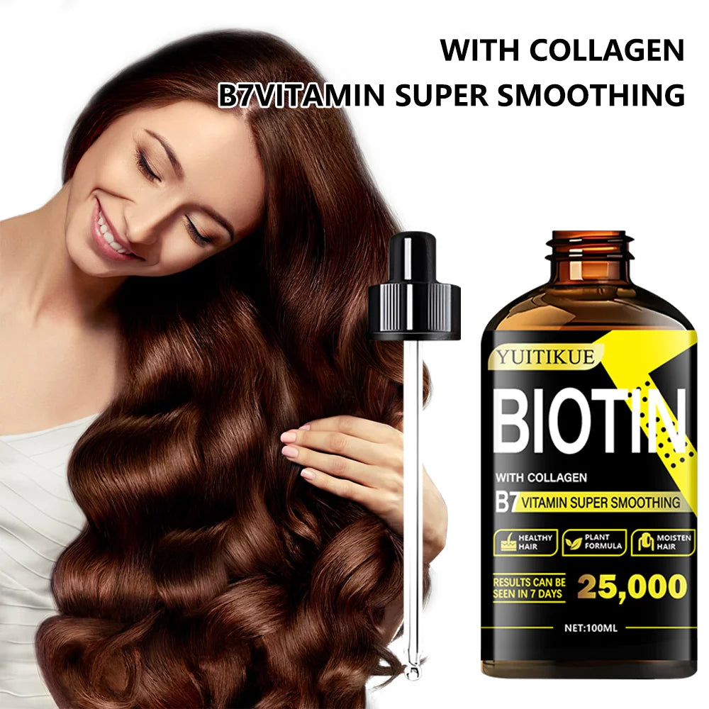 YUITIKUE Biotin Hair Oil – Collagen & Vitamin B7, 100g Biotin Hair Oil Zpaxo