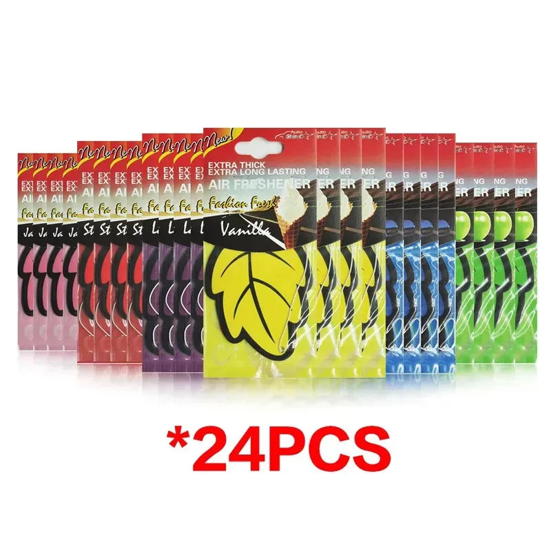 Car Hanging Air Freshener Cards – 7, 14 or 21 Pack | Long-Lasting