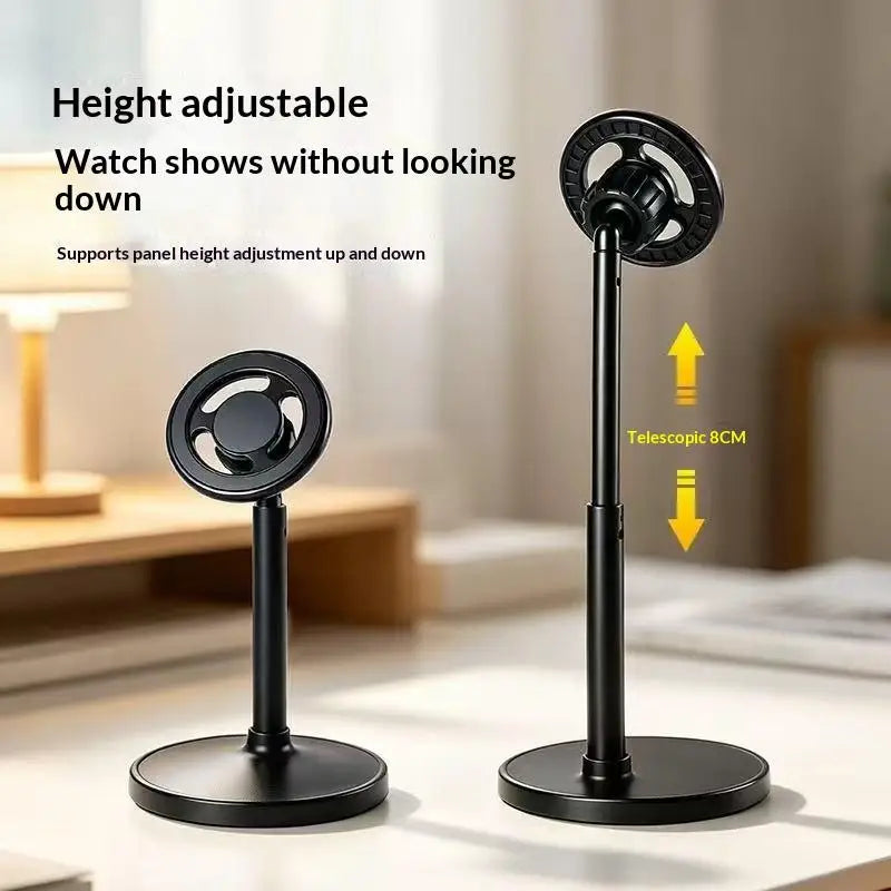 Adjustable Magnetic Phone Stand – 360° Rotation & Telescopic Pole