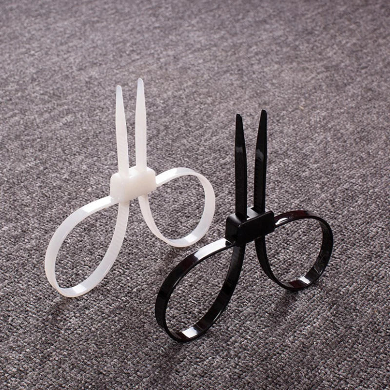 Lot 14x12x0 Plastic Police Handcuffs Double Flex Cuff Disposable Zip