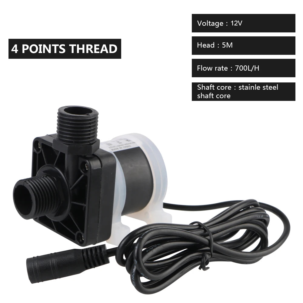 Brushless Solar Motor Water Pump Heater Shower Floor Heating Booster