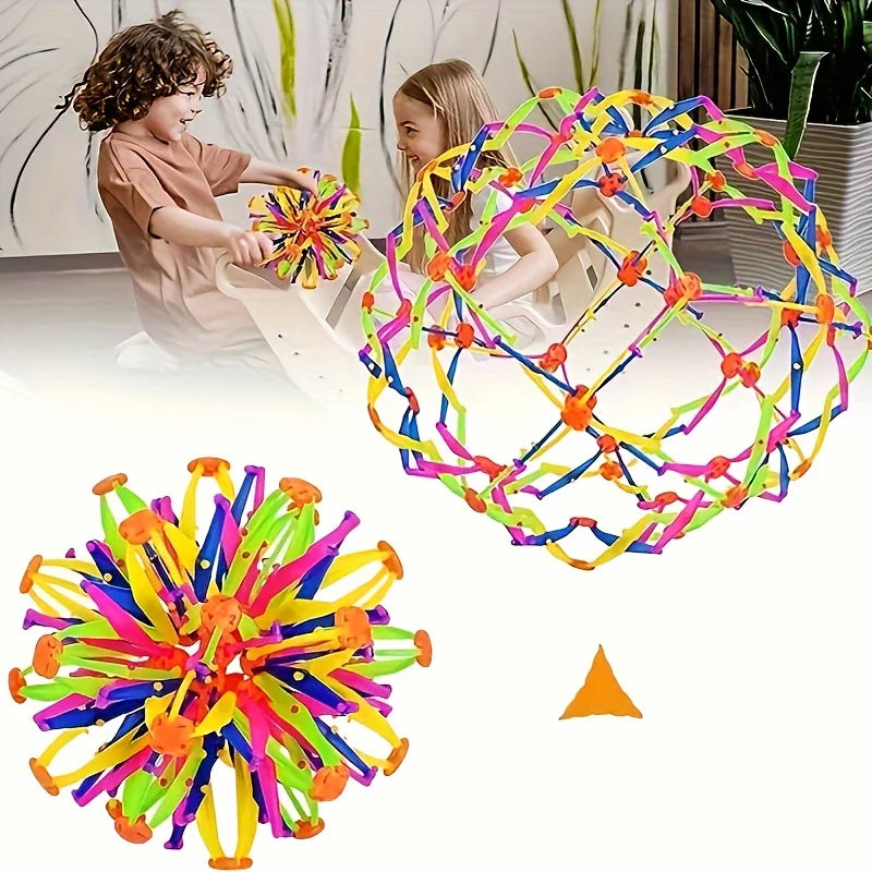 Large Retractable Ball Expandable Breath Toy Calming Stress Relief