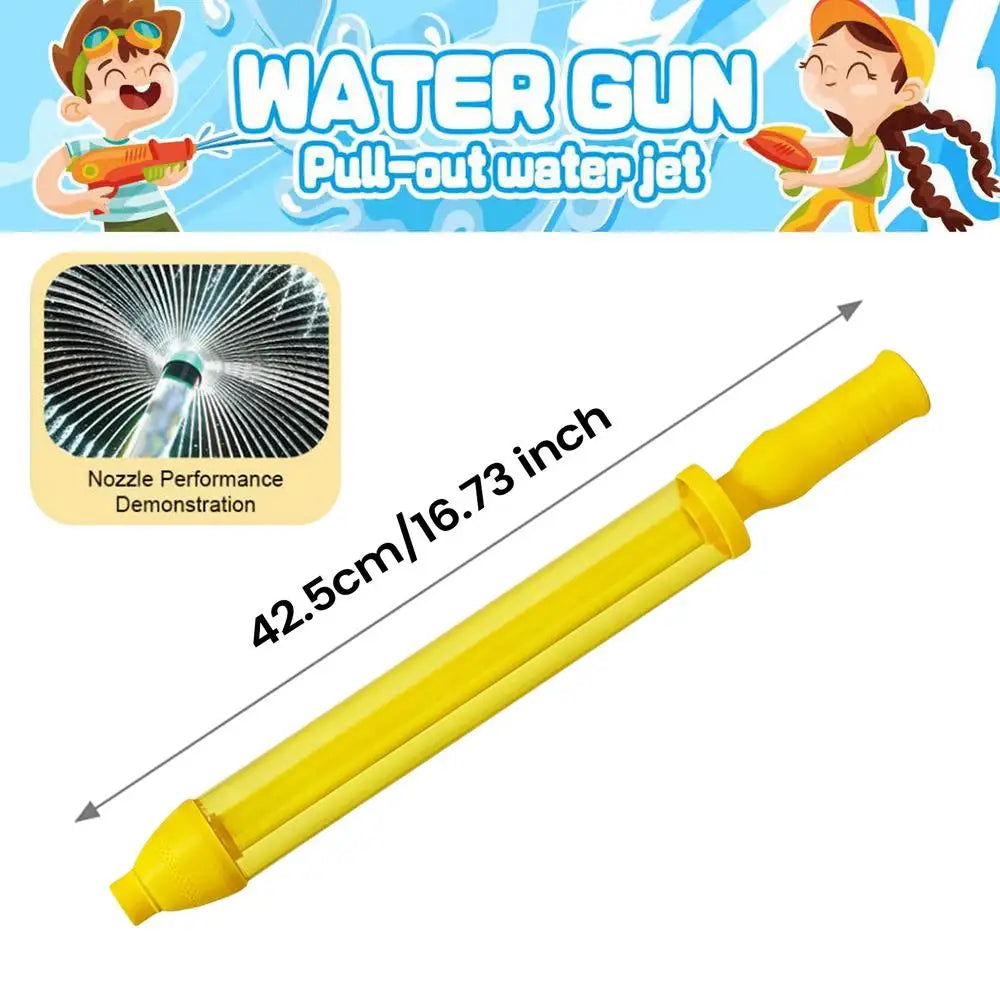 Kids Water Toys LED Glowing Rainbow Fun Party Games Kids Summer Water Play Soaker Toy For Family Girls Boys Outdoor Garden Park Zpaxo Yellow China Mainland