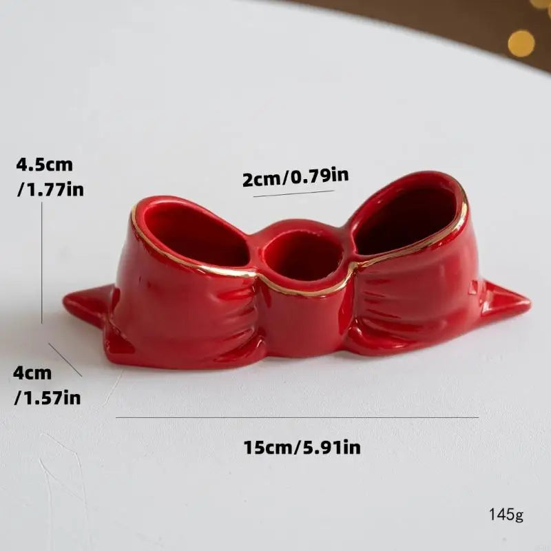 Festival Ceramic Christmas Tree Ornament Elegant Dining Table