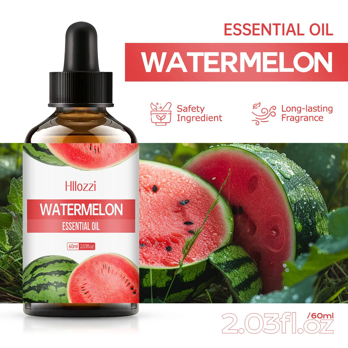 Watermelon Essential Oil Fruit Aromatherapy Humidifier Diffuser Zpaxo