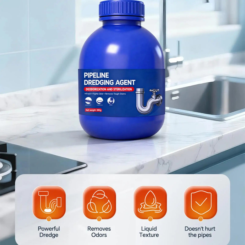 Drain Cleaner Powder Fast Acting Unclog Opener Sink Shower Bathtub