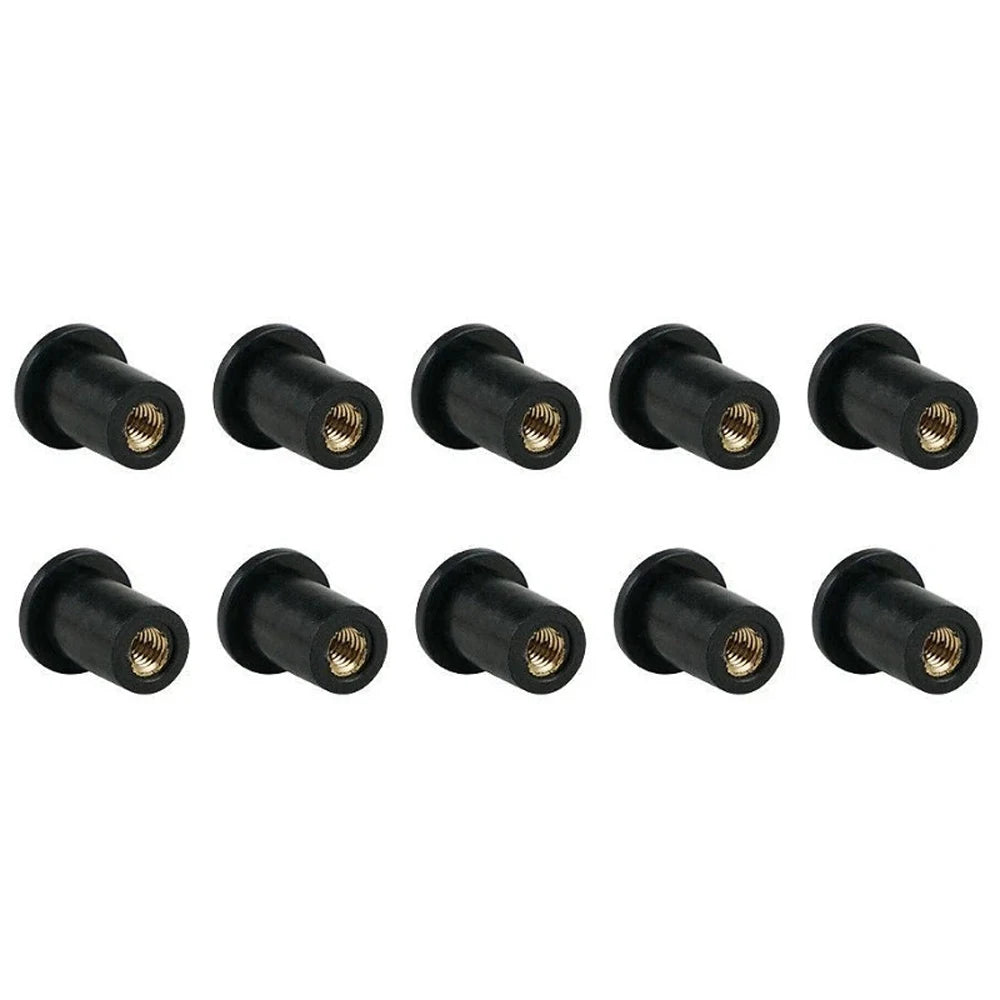 Metric Wellnut Fairing Cowl Fastener Honda M4 M5 M6 Windshield Screws Zpaxo