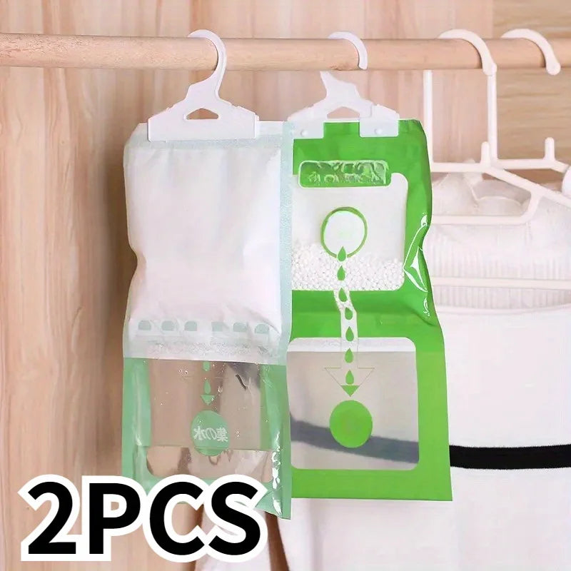 2 Household Hangable Dehumidification Bag Wardrobe Dehumidifier