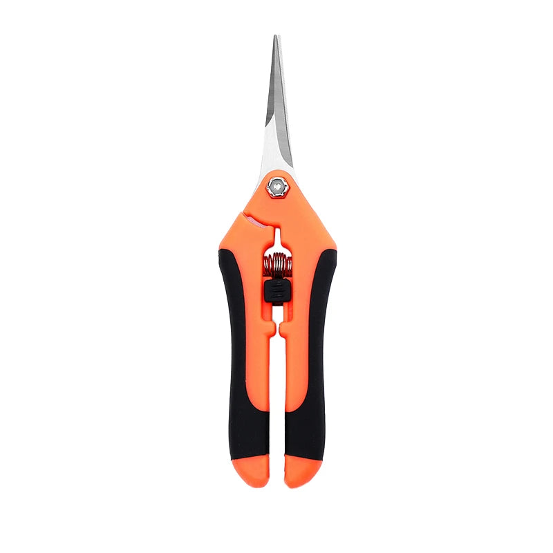 Pruning Shears Precision Trimming Scissors Gardening Hand Snips Zpaxo Orange