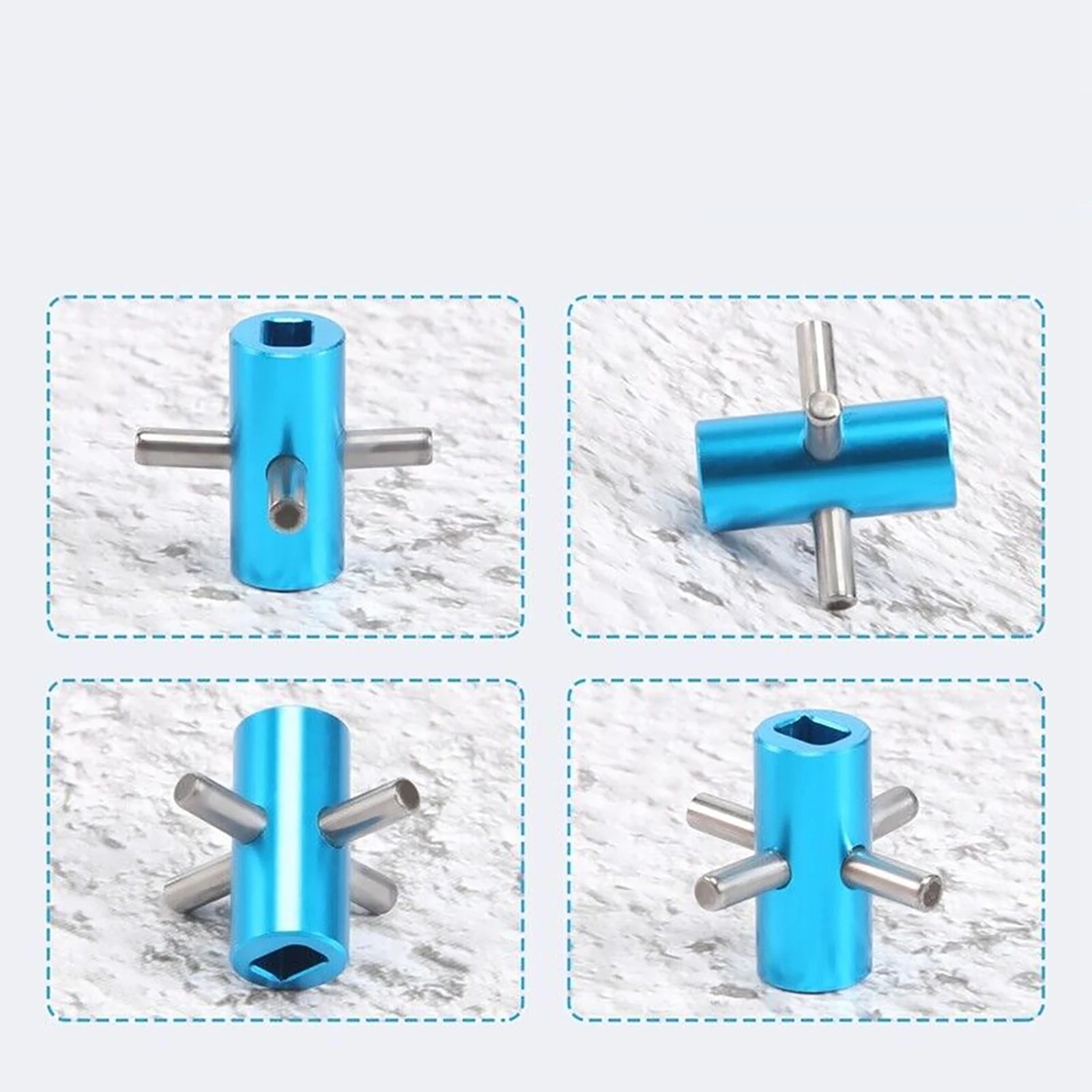 Aluminium Alloy Differential Fixed Shaft Replacement Spare Part