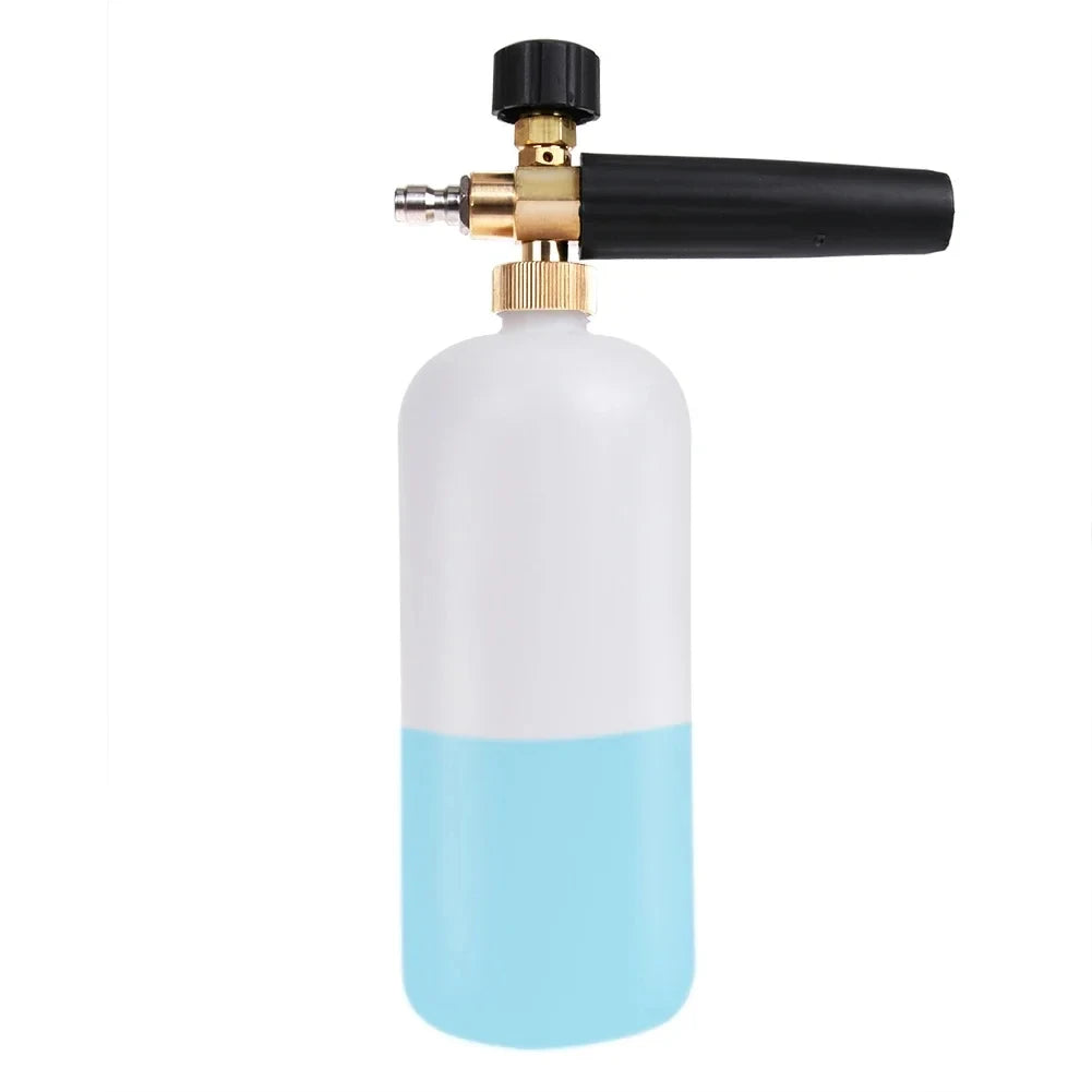 Foam Pot Vehicle Cleaning Adjustable Snow Gun Thick 1 Quick Connector