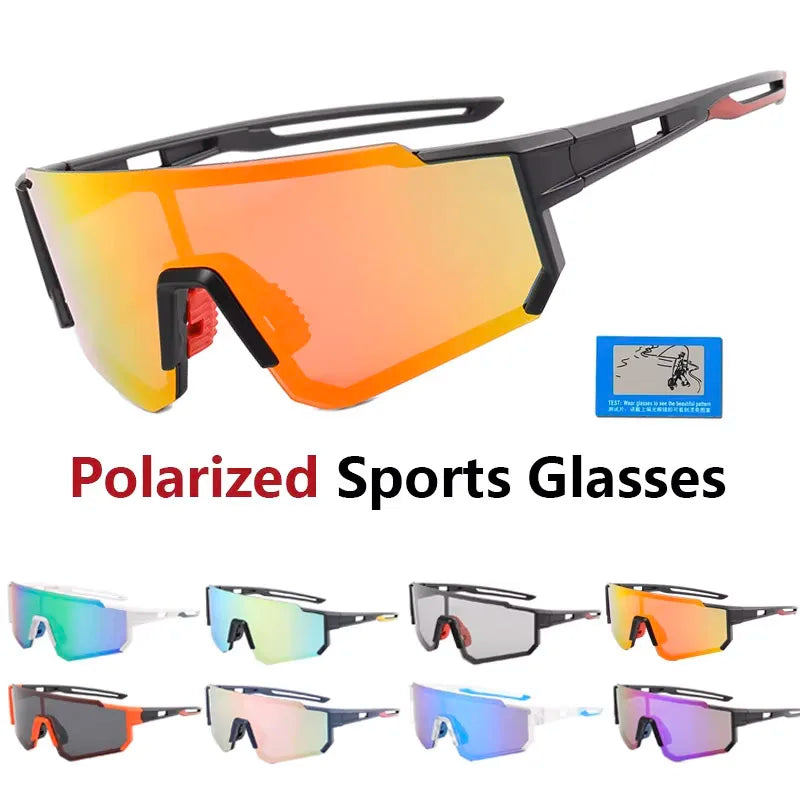 Polarized Cycling Glasses 2022 Outdoor Sports Bike Eyewear Men Women Mountain Road MTB Bicycle UV400 Sunglasses Riding Goggles Zpaxo