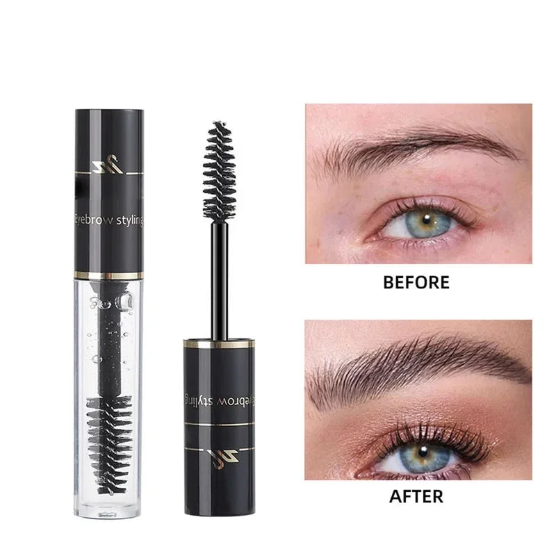 Brow Raincoat Styling Gel Clear Brow Gel Waterproof Sweat Resistant Long Lasting Eyebrow Gel Liquid Eyebrow Styling Wax Zpaxo Transparent