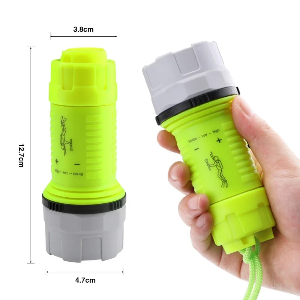 POCKETMAN 1000-Lumen Waterproof LED Diving Flashlight | 3 Modes