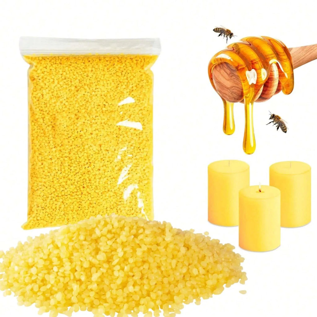 Natural Beeswax Granules – White & Yellow DIY Candle Making Wax Candle Making Wax Zpaxo