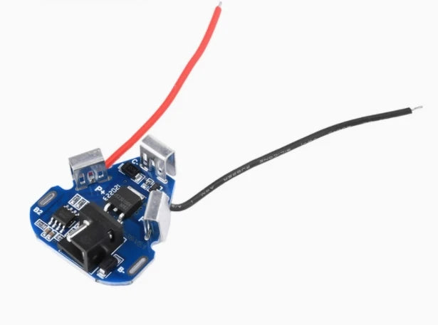 DC12V 18650 Shell Lithium Battery Protection Board Compatible 12v Zpaxo Blue module