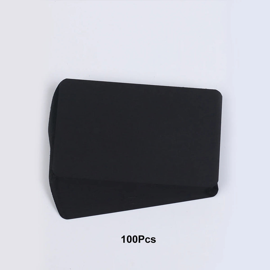 100Pcs Blank Cards 9x5.5cm/3.5x2in Thick 300gsm White Black Business Cards Thank You Cards DIY Message Blank Note Cards Zpaxo 100Pcs Black