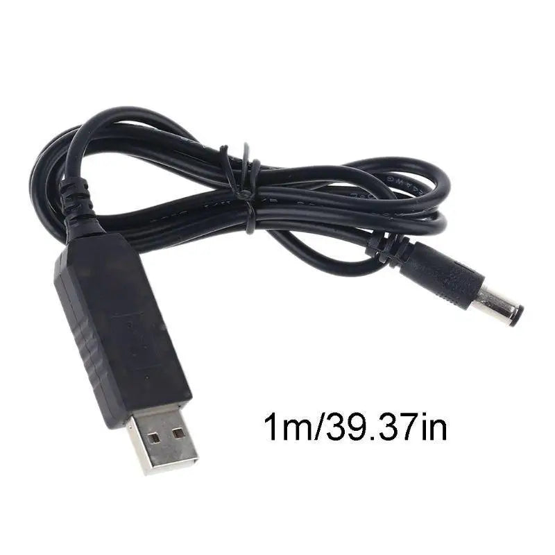 652F USB 5V-12V 5 X Cable Power Line Router LED Strip Zpaxo