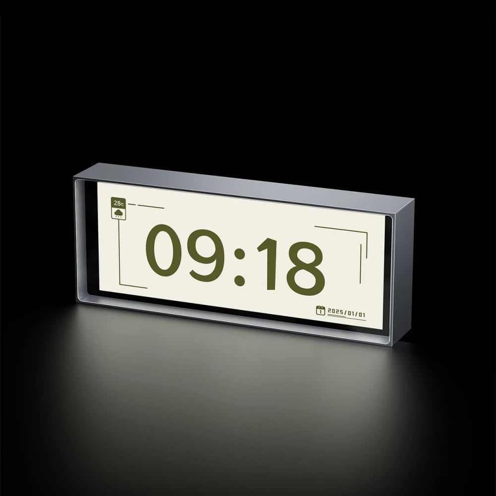 RGB Quantum Clock Night Light Smart IPS APP Control Color Dispaly Screen DIY Gaming Desktop Lamp For Home Decoration Gift Zpaxo Blue