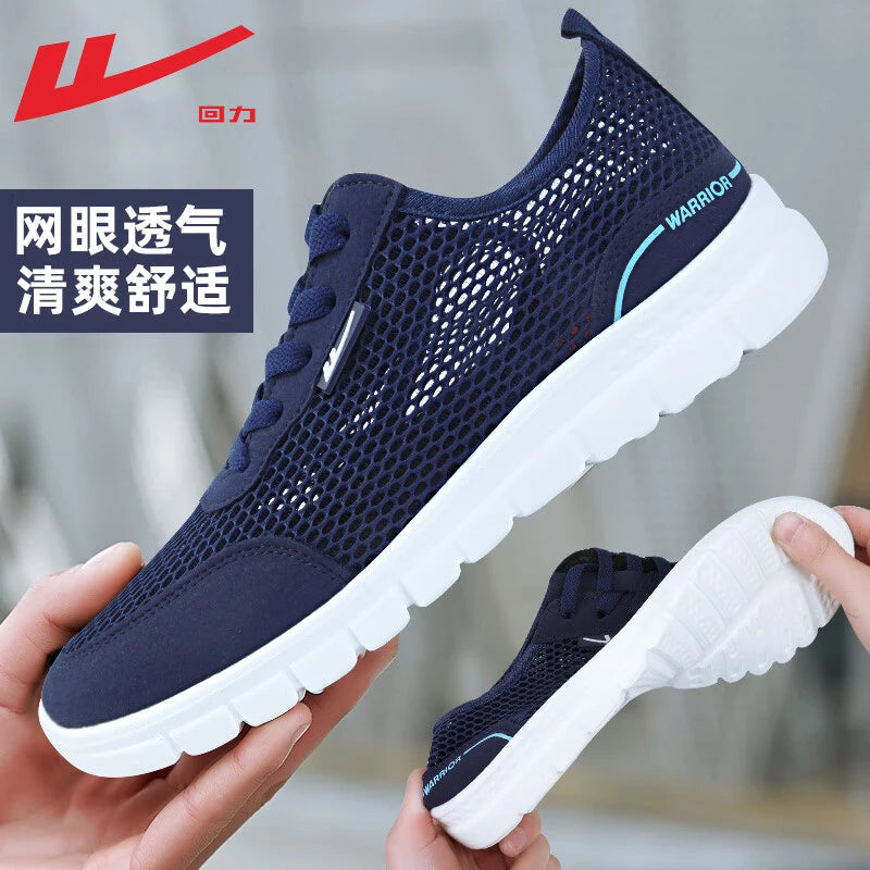 Men's Breathable Mesh Sneakers Lightweight Non Slip Running Shoes Zpaxo
