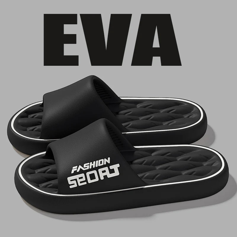 Men Women Slippers Summer Lightweight EVA Home Bathroom Slipper Comfy