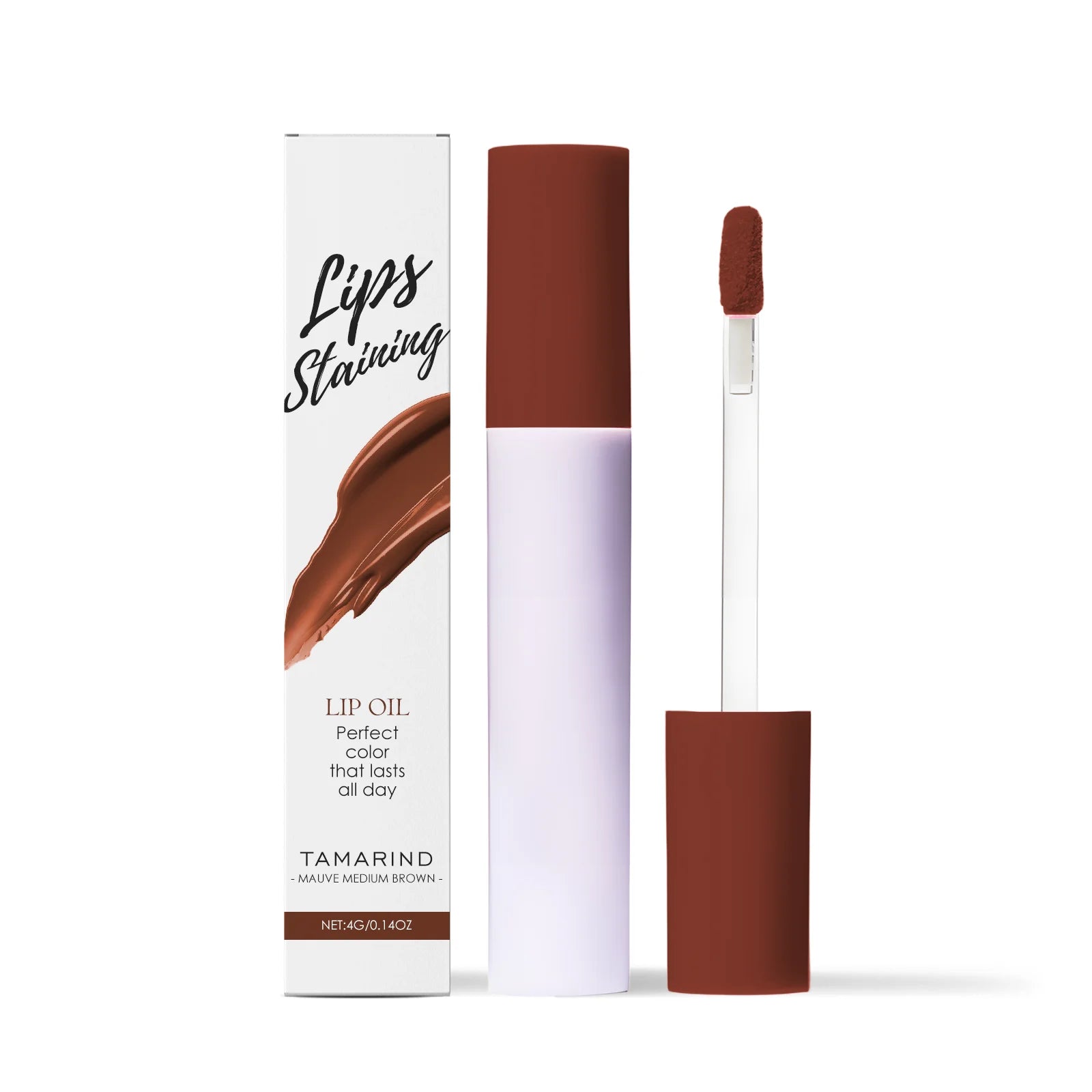 Lips Staining Mirror Lip Oil Gloss Long-Lasting Moisturizing Waterproof Non-stick Cup Makeup Lip Cosmetics Sexy Lips Plumper Zpaxo TAMARIND